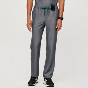 •FIGS• Mens Pisco Basic Scrub Pants Graphite Grey Four Pockets